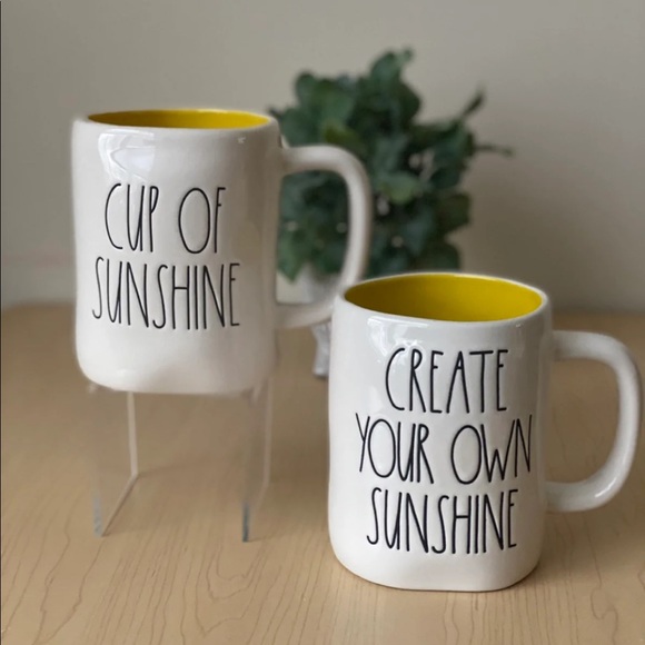 Rae Dunn Other - Rae Dunn sunshine mug set